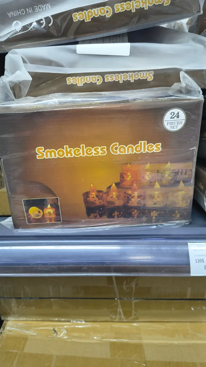 Velas sin Humo (Juego de 24 unidades)