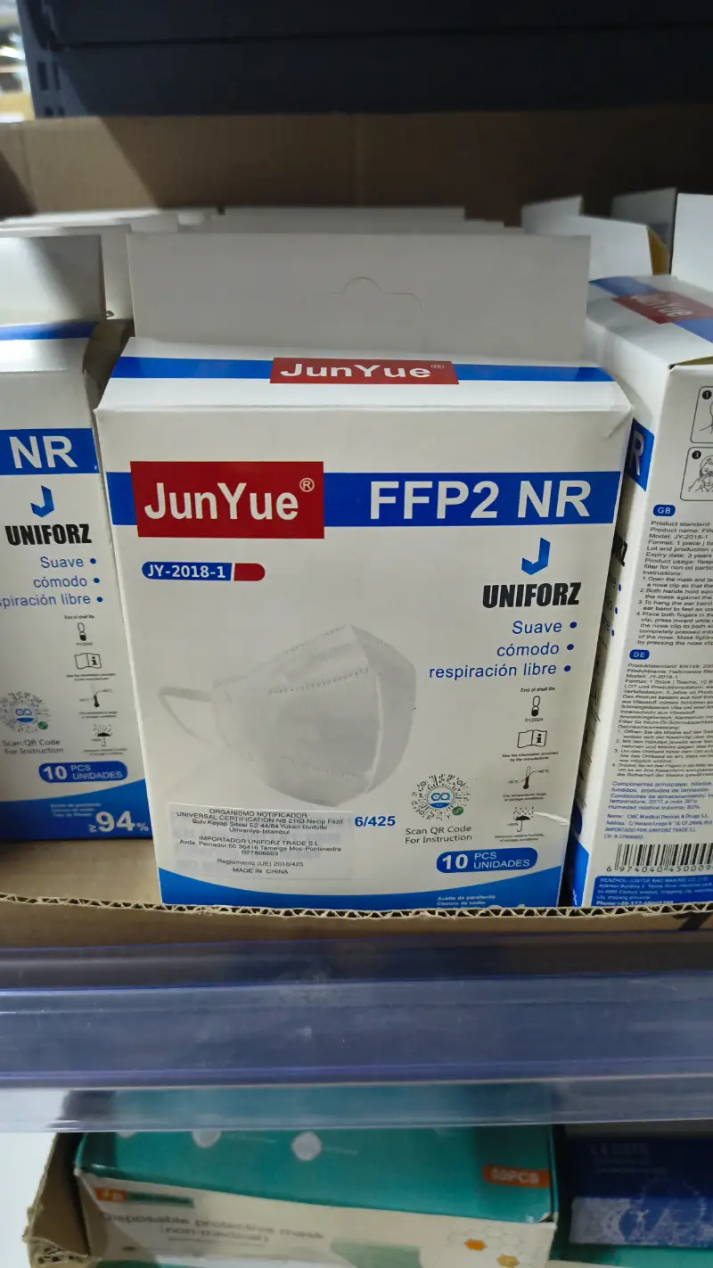 Mascarillas FFP2 JunYue