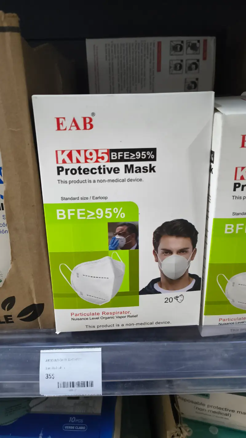 Mascarillas Protectoras KN95