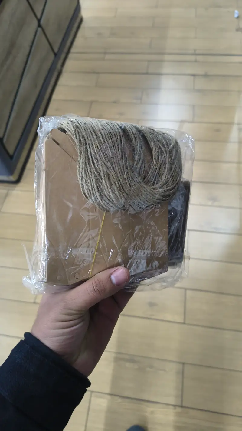 Etiquetas de Regalo de Papel Kraft con Cuerda