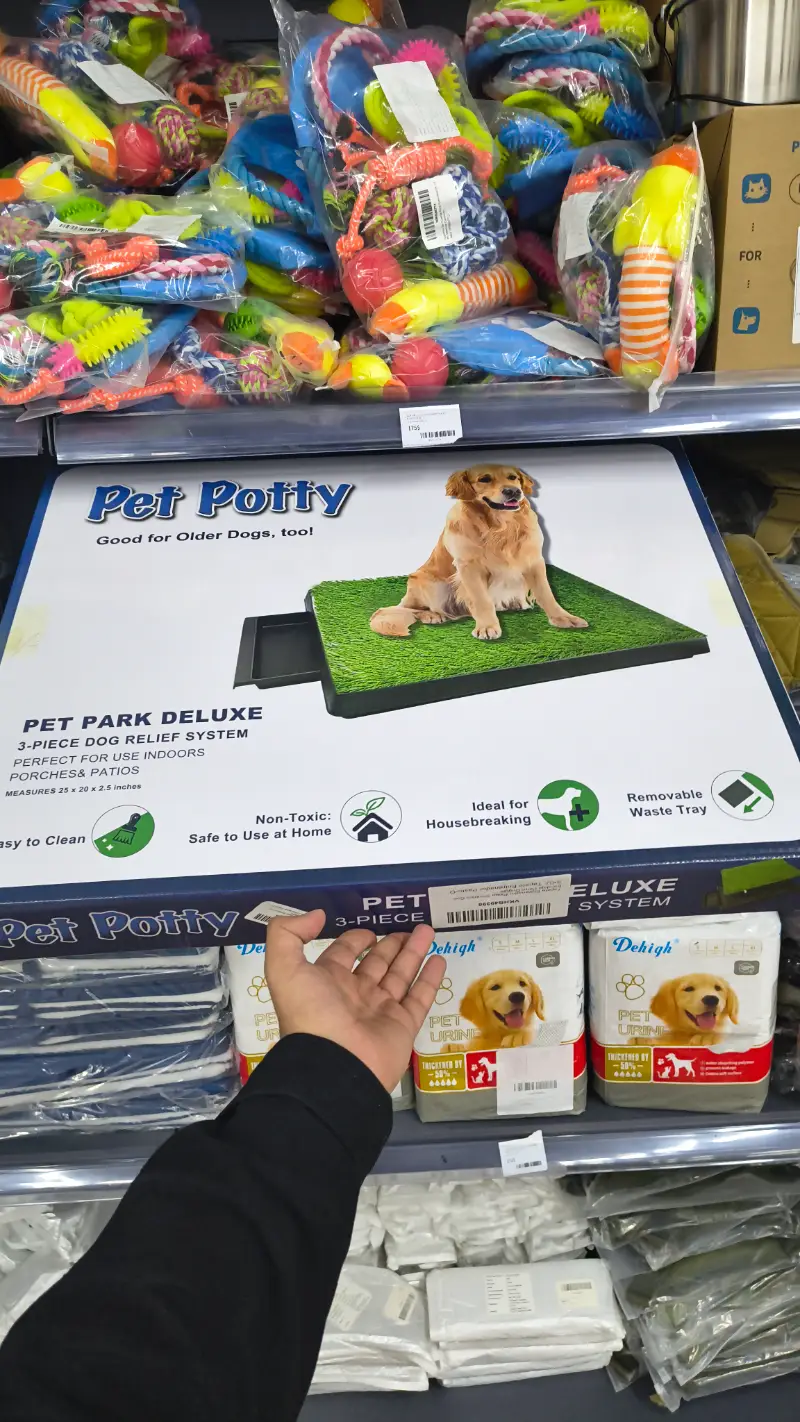 Parque de Aseo para Mascotas Deluxe