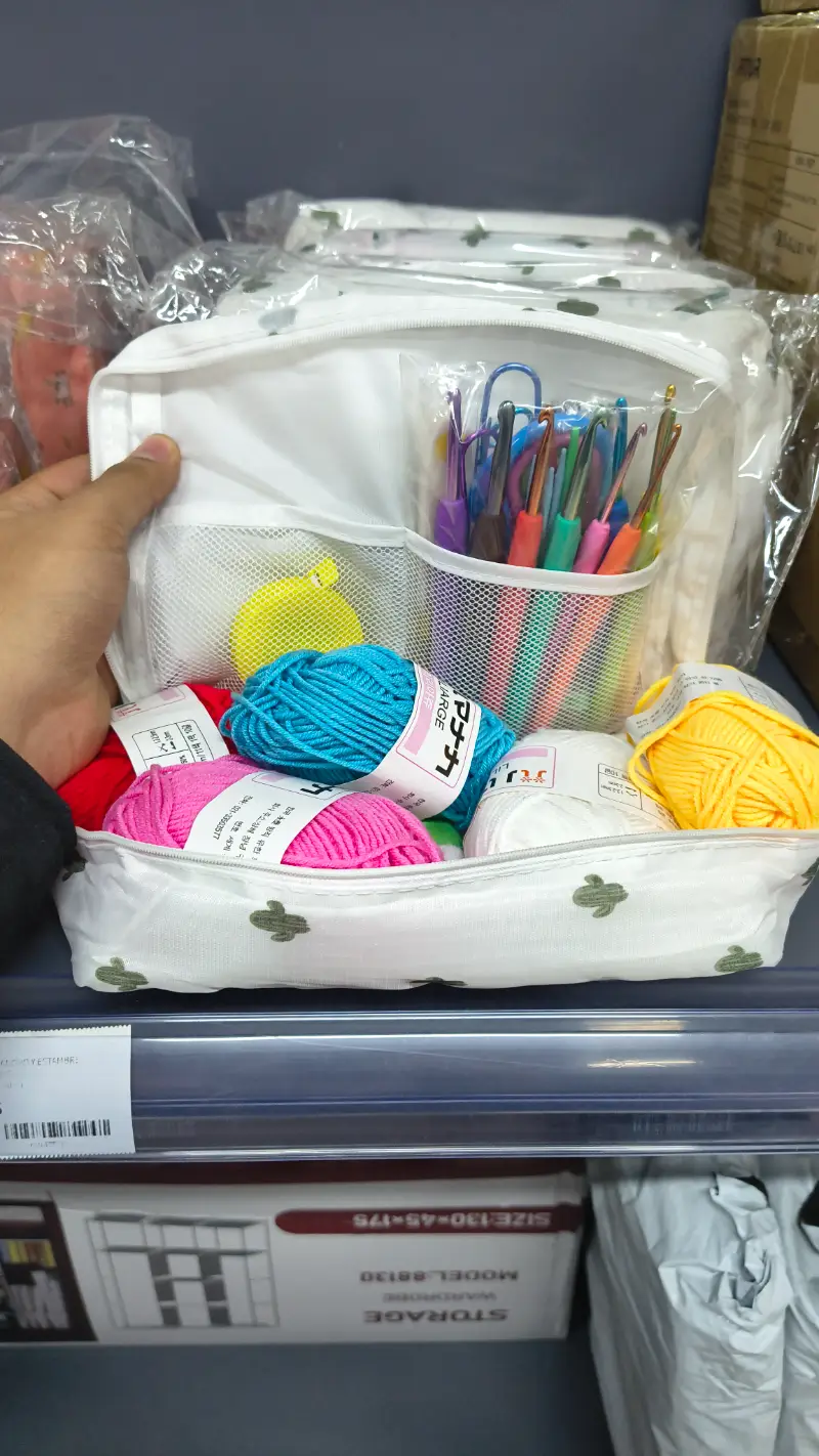 Set de Crochet con Bolso