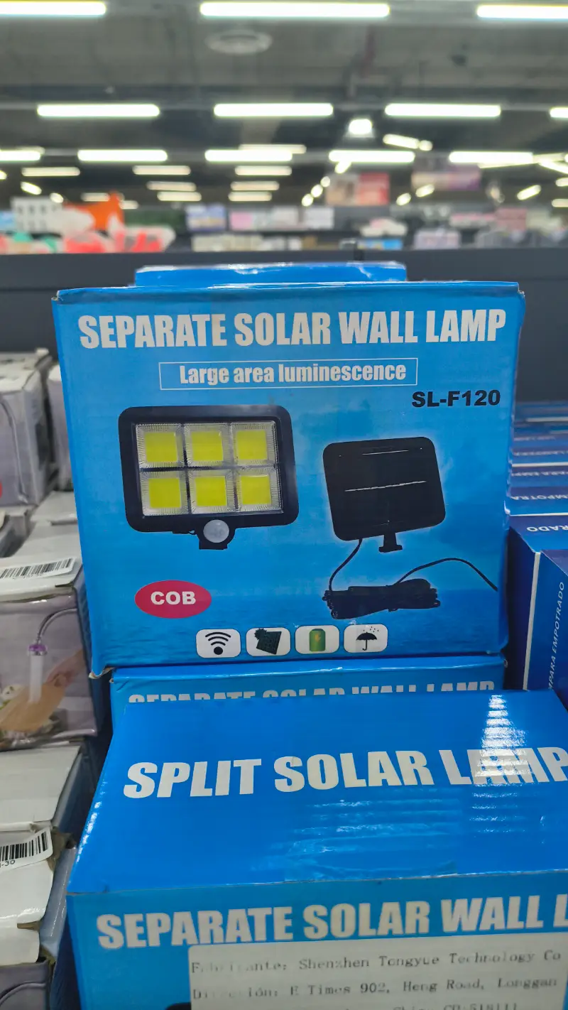 Lámpara Solar de Pared SL-F120