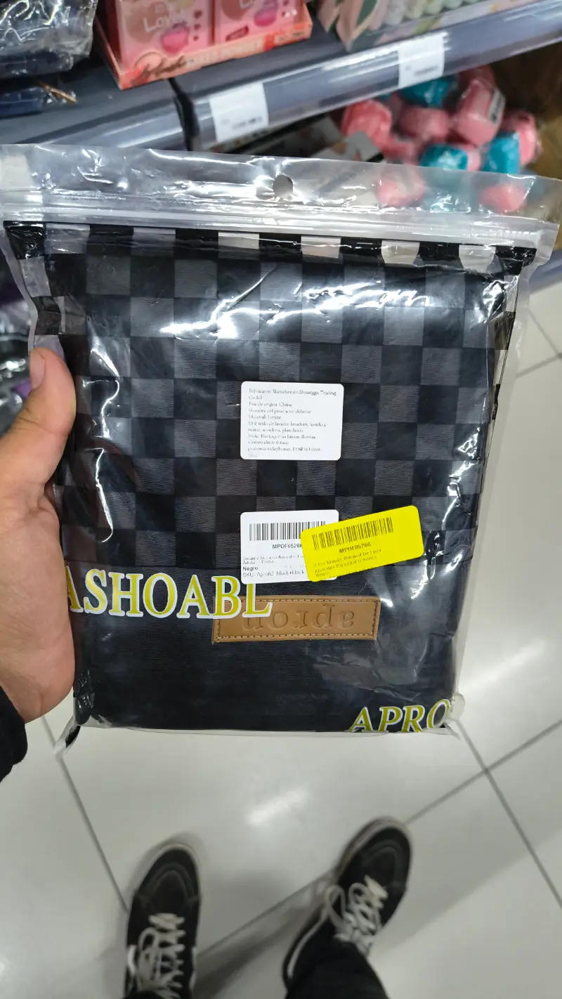 Delantal a Cuadros Nuevo