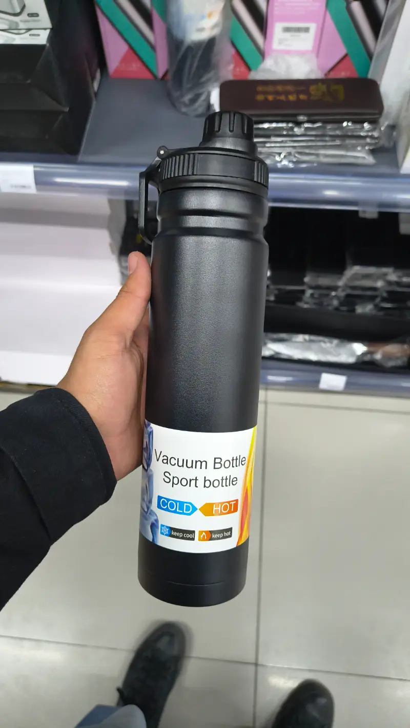 Botella Deportiva Negra