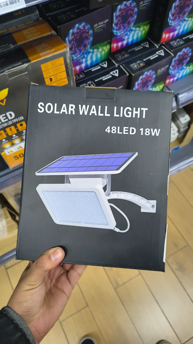 Luz de pared solar - 48 LED