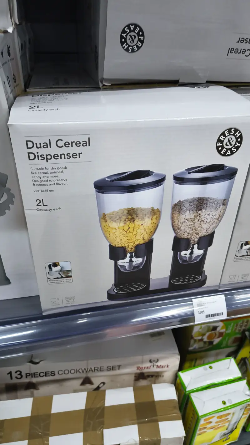 Dispensador de Cereales Doble