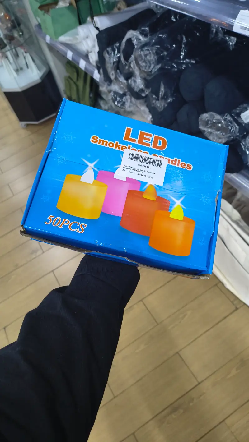 Velas LED Sin Humo - Paquete de 50