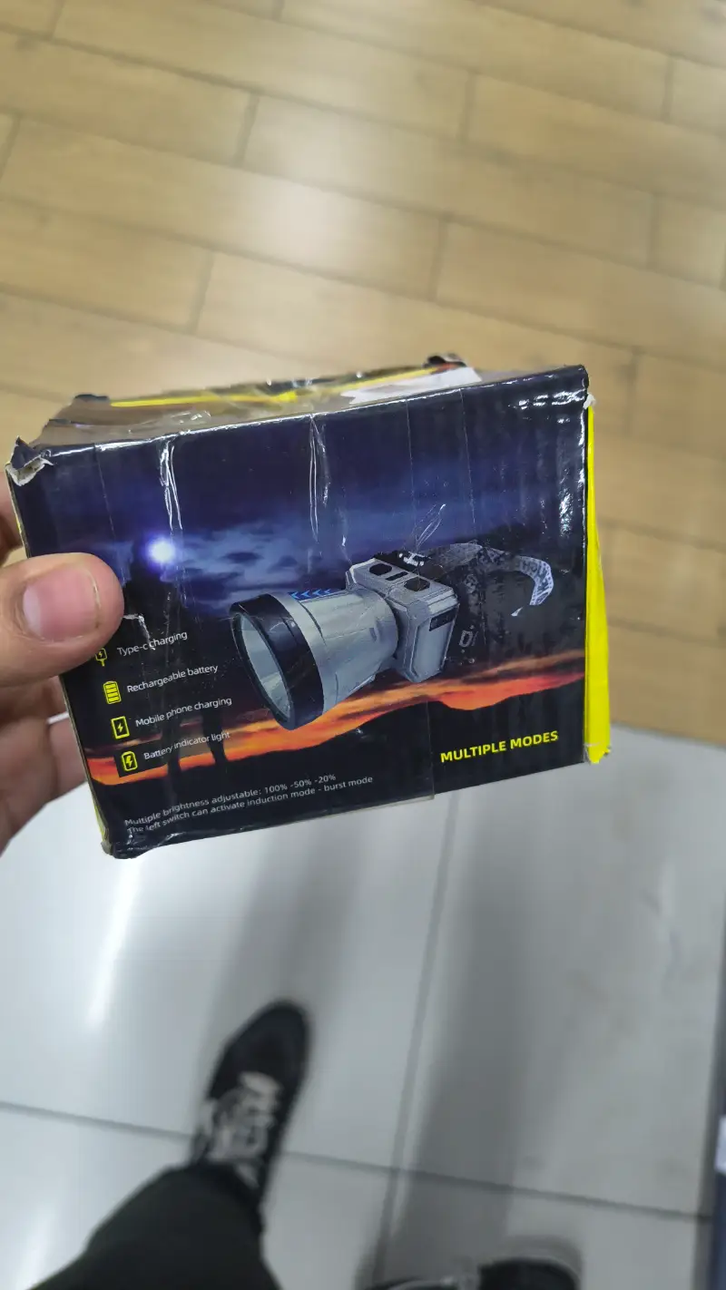 Linterna Frontal Recargable