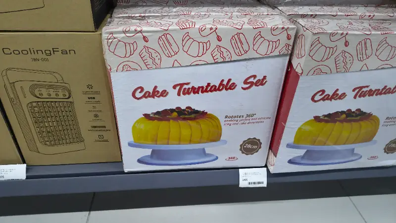 Set de Plato Giratorio para Pasteles