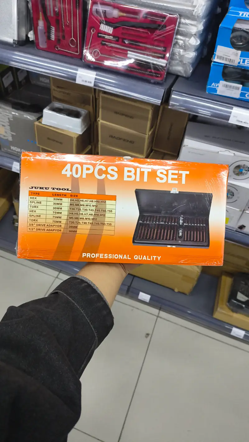 JUKU Juego de brocas de 40 piezas