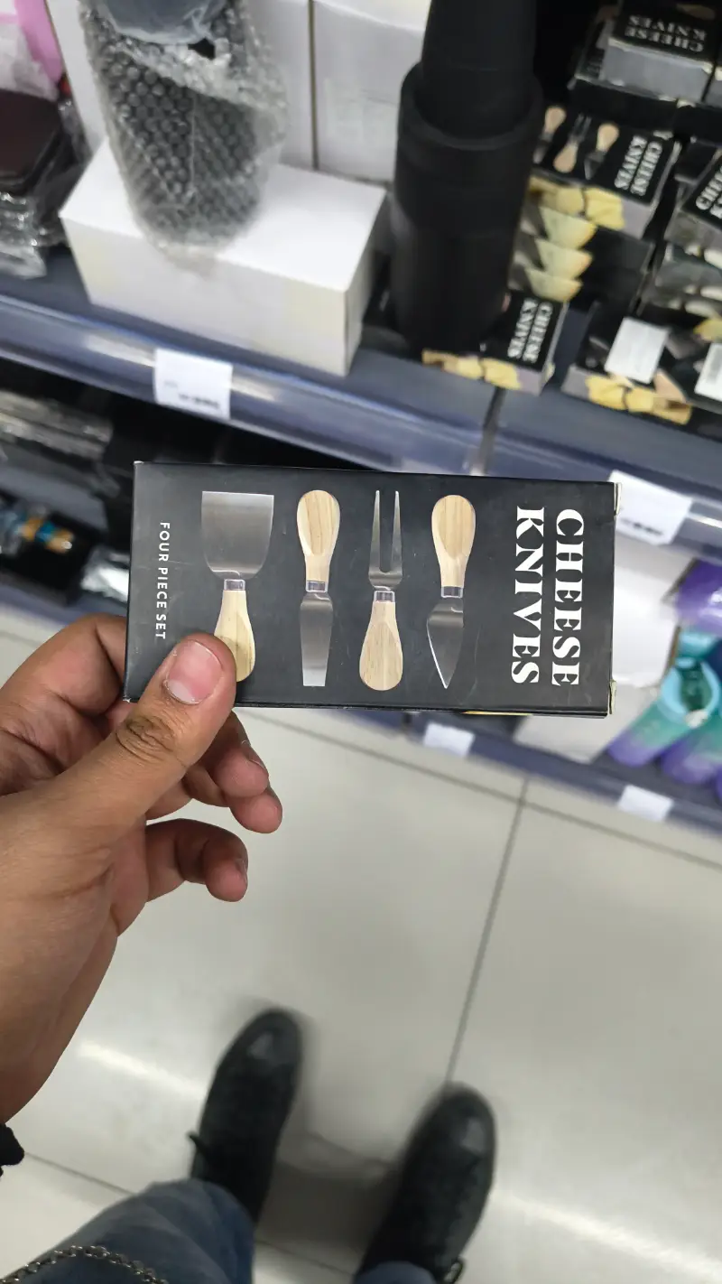 Juego de Cuchillos para Queso - 4 Piezas