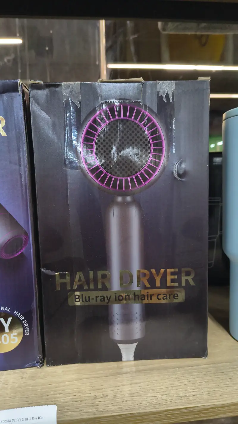 Secador de pelo con iones de Blu-ray