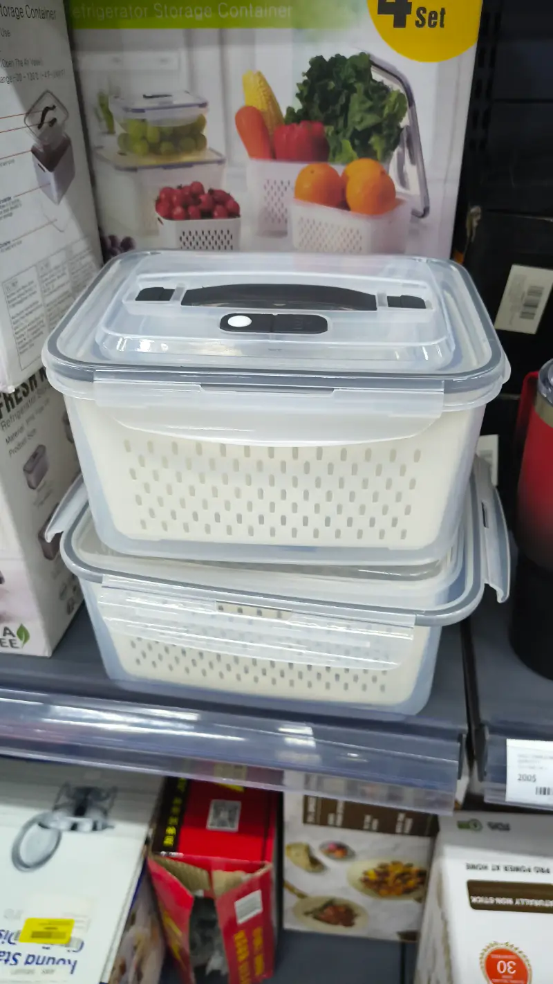 Contenedores de Almacenamiento para Refrigerador (Juego)