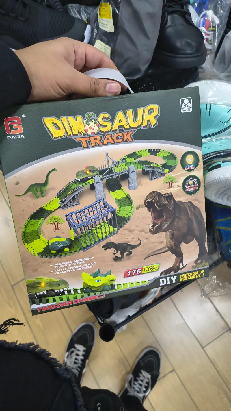 Set de Pista de Dinosaurios - 176 piezas