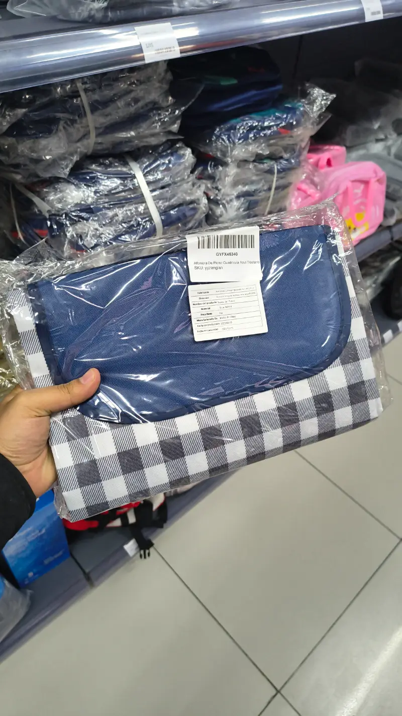 Manta de Picnic Cuadriculada