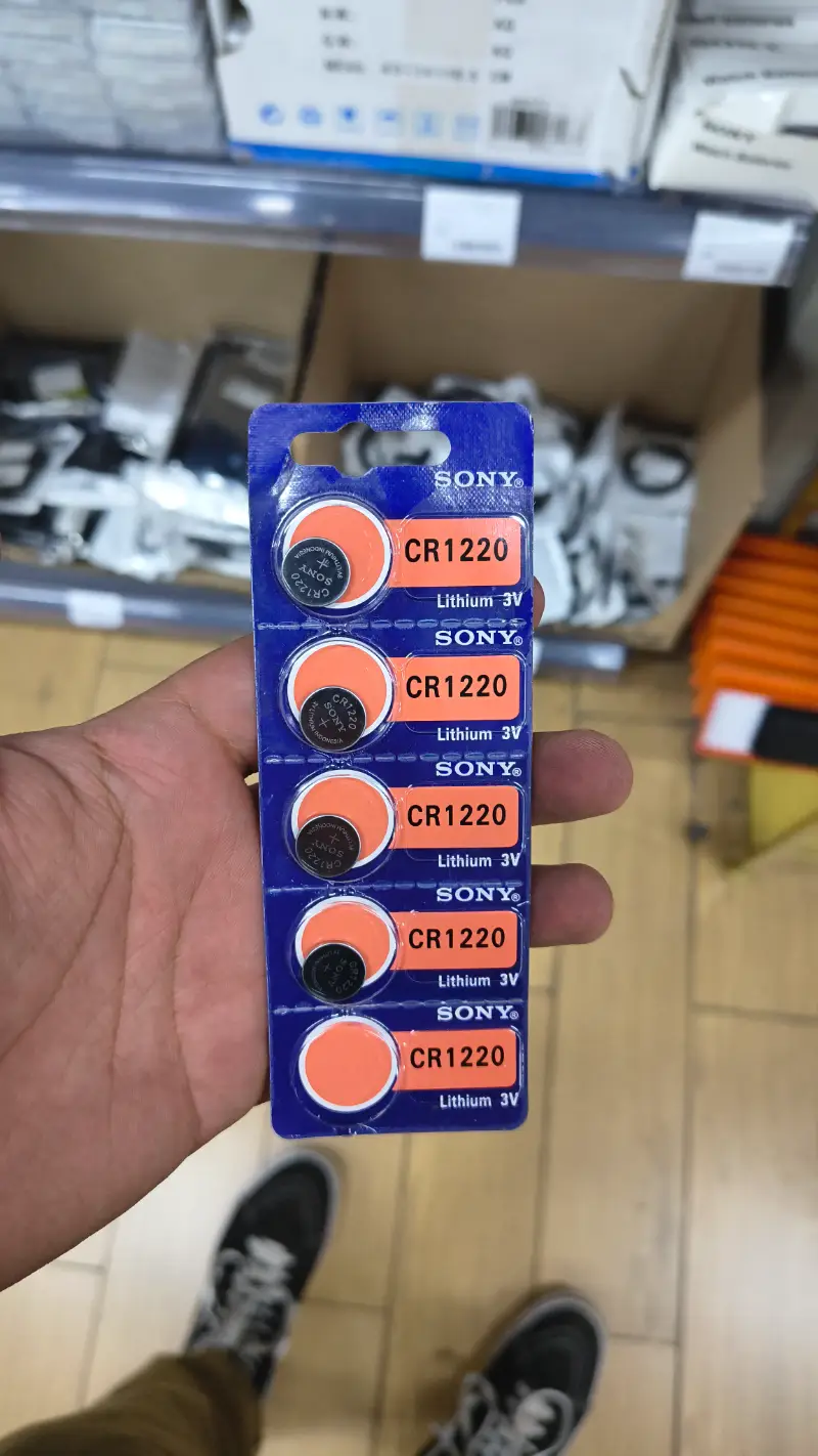 Pilas Sony CR1220 (Paquete de 5)