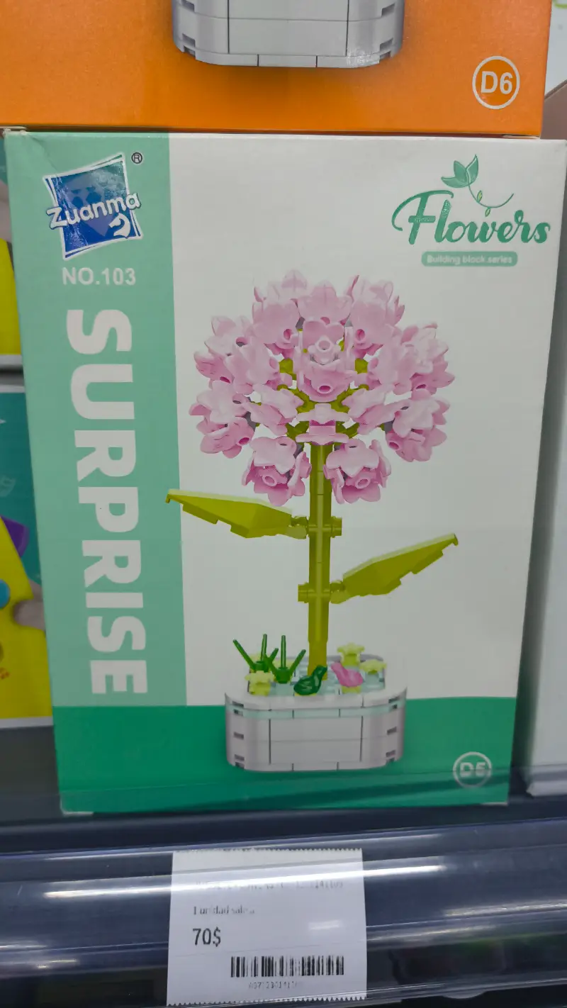 Bloques de Construcción de Flores Zuanma